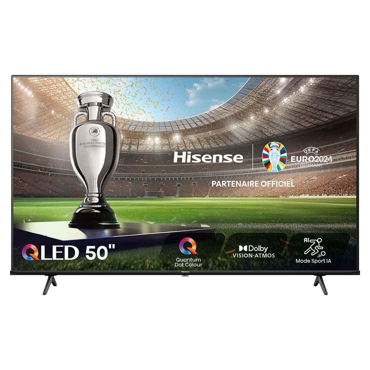 TV QLED 4K Hisense 50E7NQ avec 50€ de cagnotte fidélité Carrefour