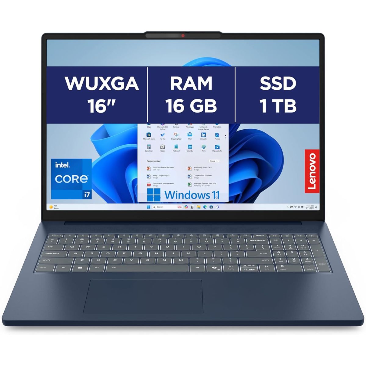 PC Portable Lenovo IdeaPad Slim 3 avec i7, 16Go RAM et SSD 1To en promo chez Amazon