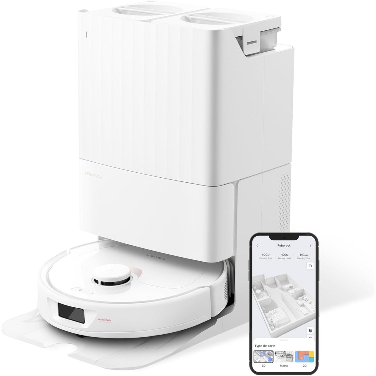 Promo Amazon : Roborock QRevo 5500 Pa avec vidange et lavage automatique à prix réduit