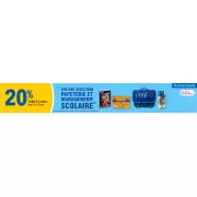 Ne ratez pas 20% de tickets offerts chez E.Leclerc sur la papeterie et maroquinerie scolaire