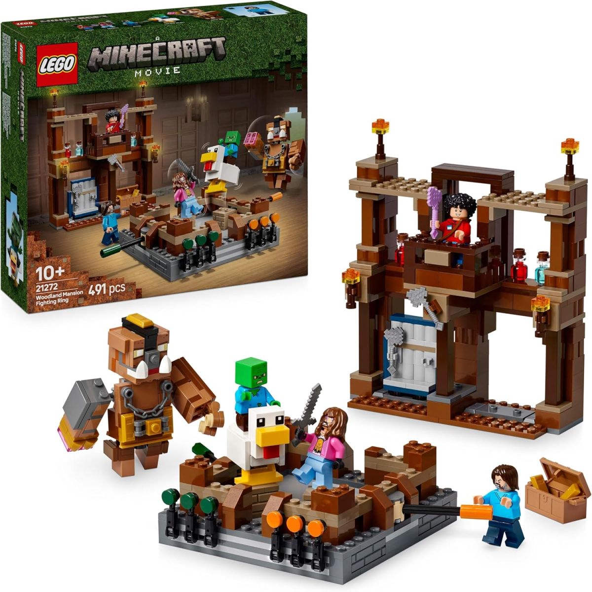 Amazon offre une réduction exclusive sur le set LEGO Minecraft Le Ring du Manoir des Bois