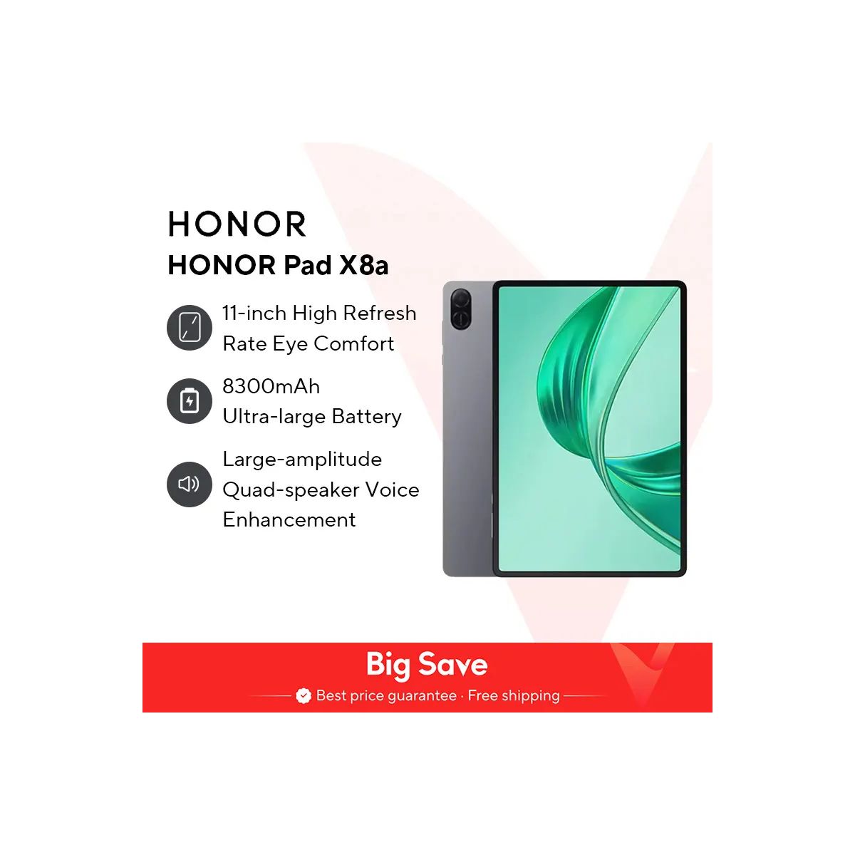 Découvrez la HONOR Pad X8a à prix mini chez AliExpress : une tablette haut de gamme à petit prix