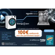 Ne manquez pas 50€ offerts sur vos appareils BEKO préférés grâce à cette promo exceptionnelle !