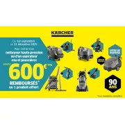 Voici comment obtenir un nettoyeur vapeur Karcher gratuitement avec votre achat pro HDS !
