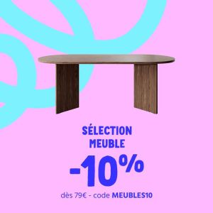 10% de réduction supplémentaire sur une sélection de meubles chez CDiscount