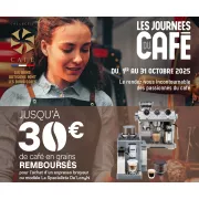 Ne ratez pas les 30€ remboursés sur votre café avec De’Longhi ! L’offre valable seulement en octobre !