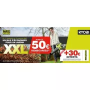 Ne ratez pas l’ODR Ryobi Automne 2025 : 50€ remboursés sur vos outils 36V MAX POWER !