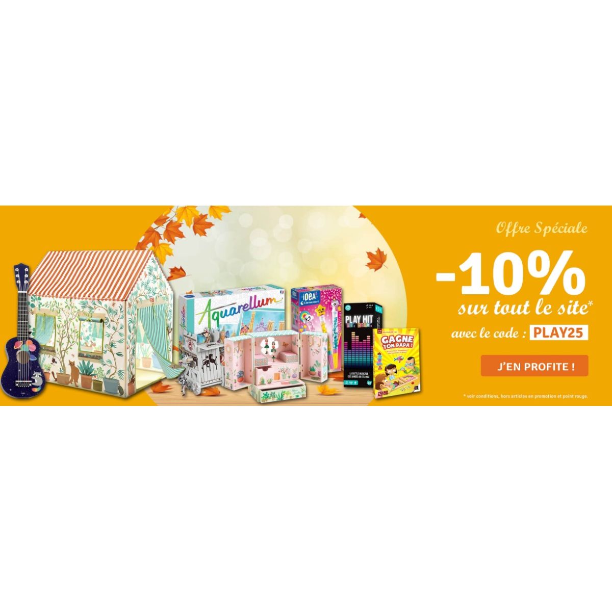 Découvrez 10% de réduction sur tous les jouets et jeux chez Avenue des Jeux sans minimum d'achat