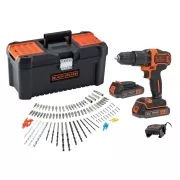 Coffret perceuse 18V BLACK & DECKER à -50% chez Carrefour, vite, offrez-vous ça !