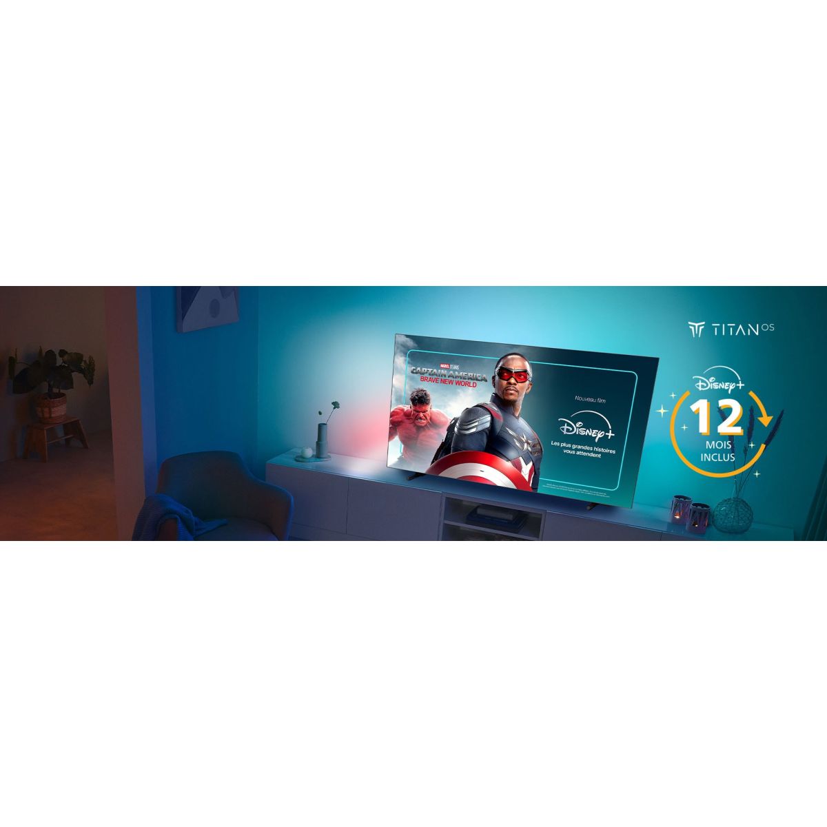 TV Philips Ambilight avec Disney+ gratuit 12 mois - Comparez les prix sur Bonne-Promo