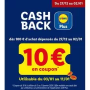 Cashback Lidl : 10 € à gagner sur vos courses, ne manquez pas cette offre exceptionnelle