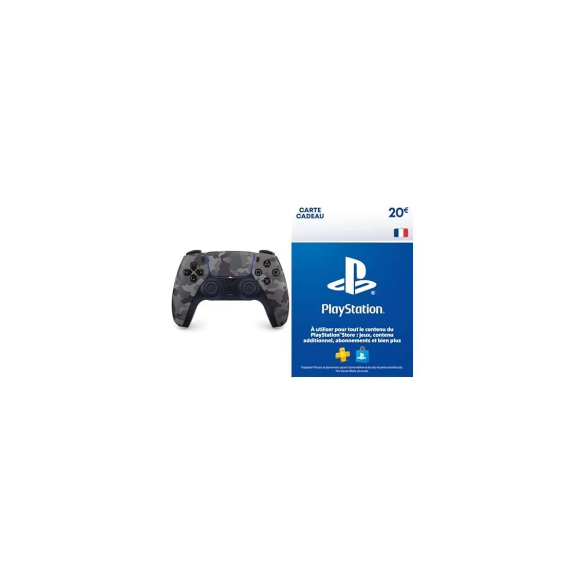 Manette PS5 DualSense + 20€ carte cadeau PSN : l’offre à saisir sur Amazon