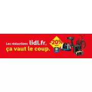 Bricolez malin avec 20 % de réduction sur les outils Lidl en ligne