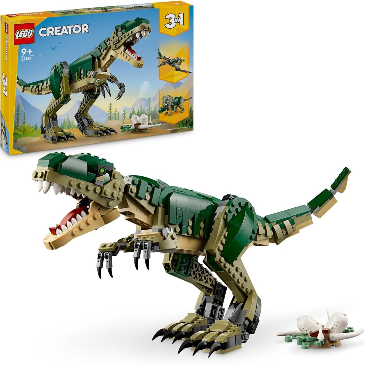 Offre spéciale : 7,25 € de réduction sur le jeu de construction LEGO Creator 3-en-1 Dinosaures