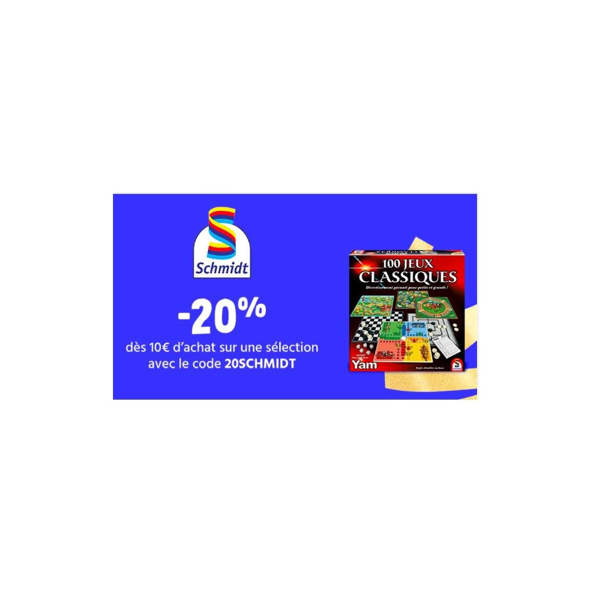 Cdiscount : 20% de réduction sur les jeux Schmidt Spiele, une offre à ne pas manquer !
