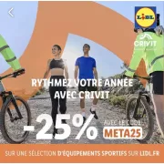 -25% sur TOUS les équipements sportifs Crivit chez Lidl : Offre à saisir maintenant !