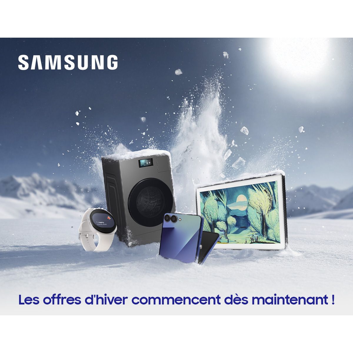 Jusqu’à 500€ de réduction pendant les soldes, découvrez l’offre chez Samsung Shop !