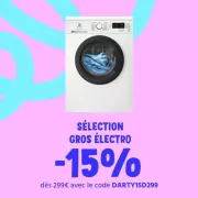 Offre exclusive : 15% de remise sur vos appareils électroménagers chez Cdiscount, ne tardez pas !