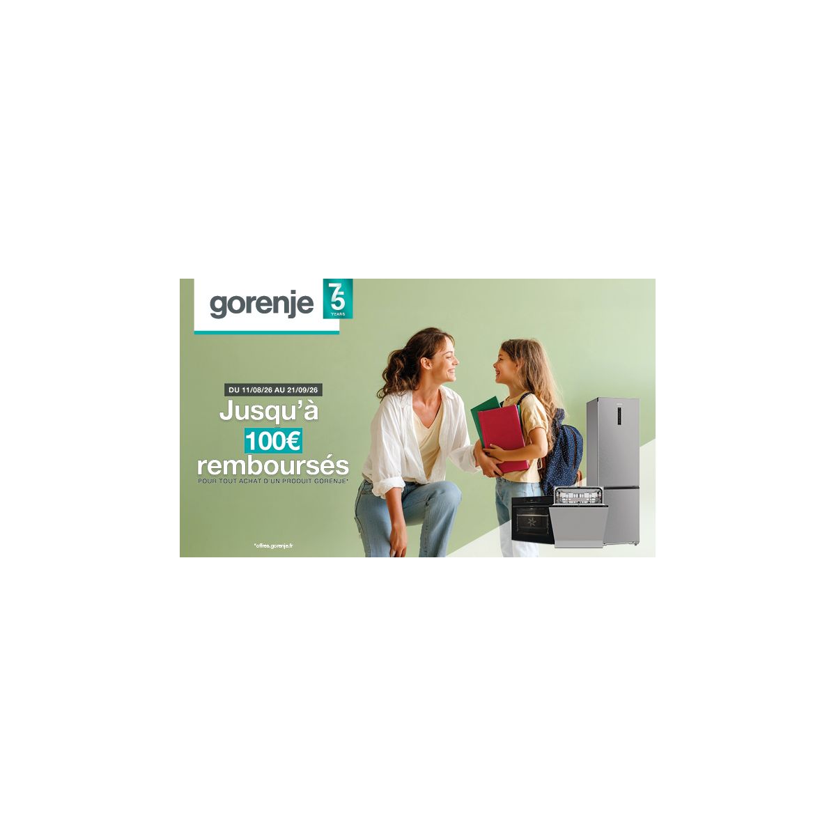Gorenje lance une offre de remboursement sur ses appareils électroménagers