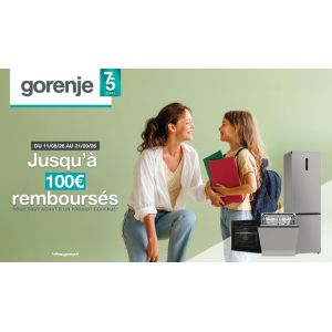 Réfrigérateurs, congélateurs et lave-vaisselle Gorenje éligibles à une ODR