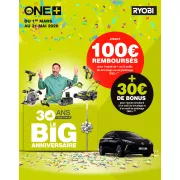 Ryobi ONE+™ : 50€ remboursés sur vos outils, profitez-en vite avant le 31/05/2026 !
