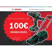 Offre Bosch 2026 : 30€ de cashback sur perceuses, scies, ponceuses – Liste complète et astuces