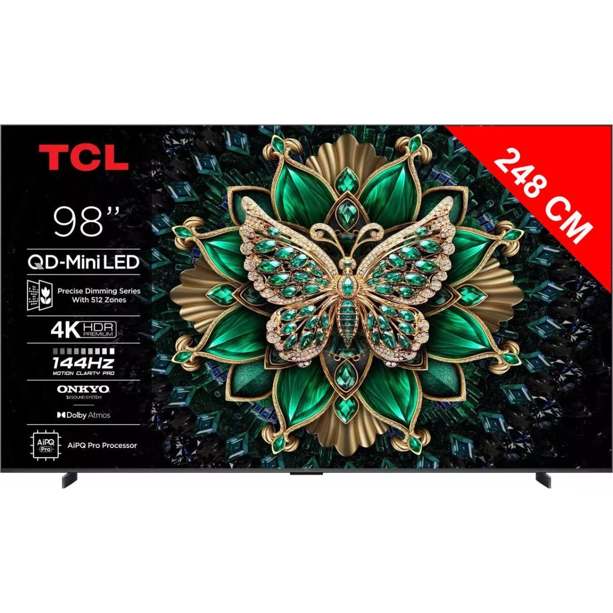 Découvrez la TCL 98C6K à prix réduit chez Ubaldi : une expérience 4K inoubliable