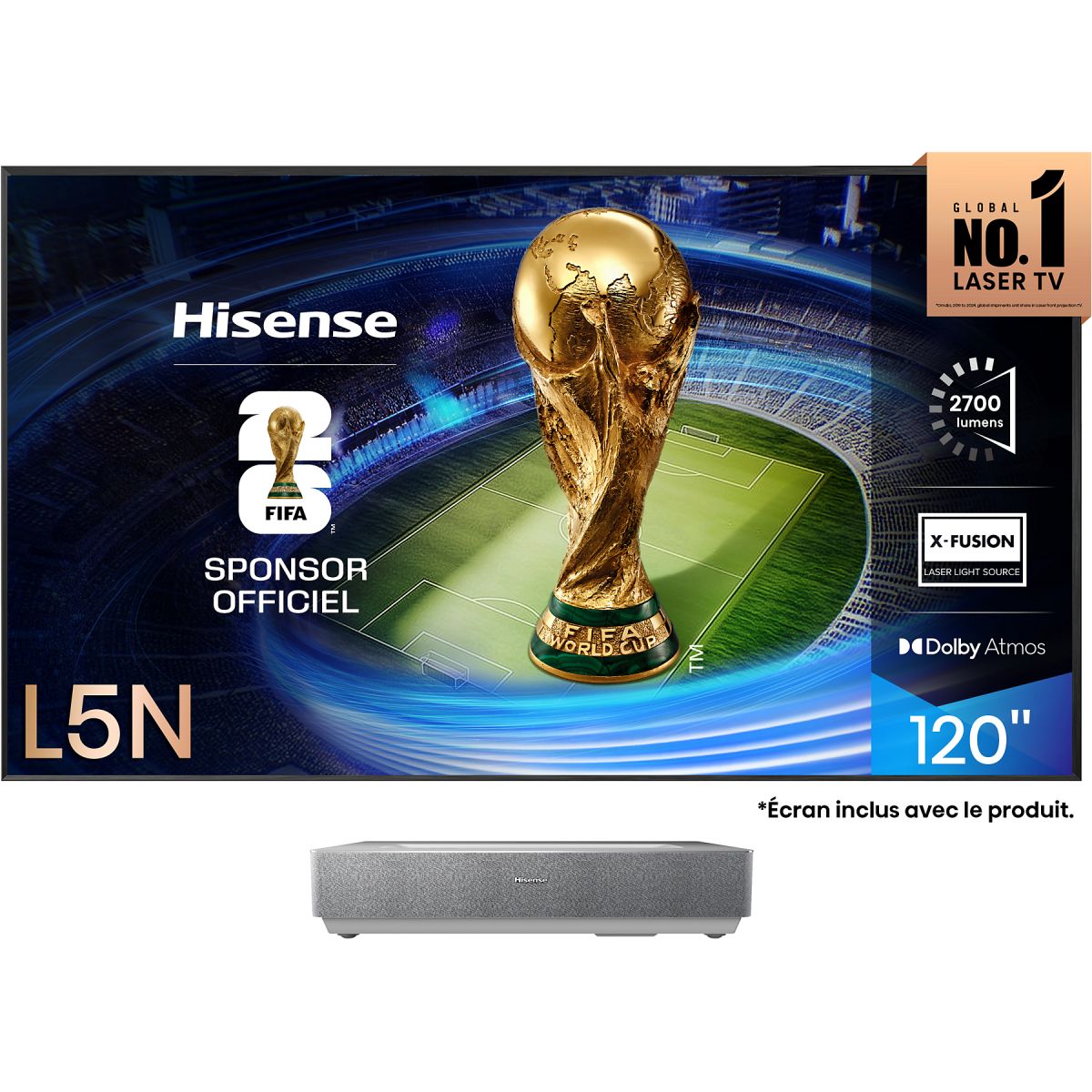 Offre Hisense : 500€ de remboursement sur le 120L5ND – Profitez-en vite sur Bonne-Promo !