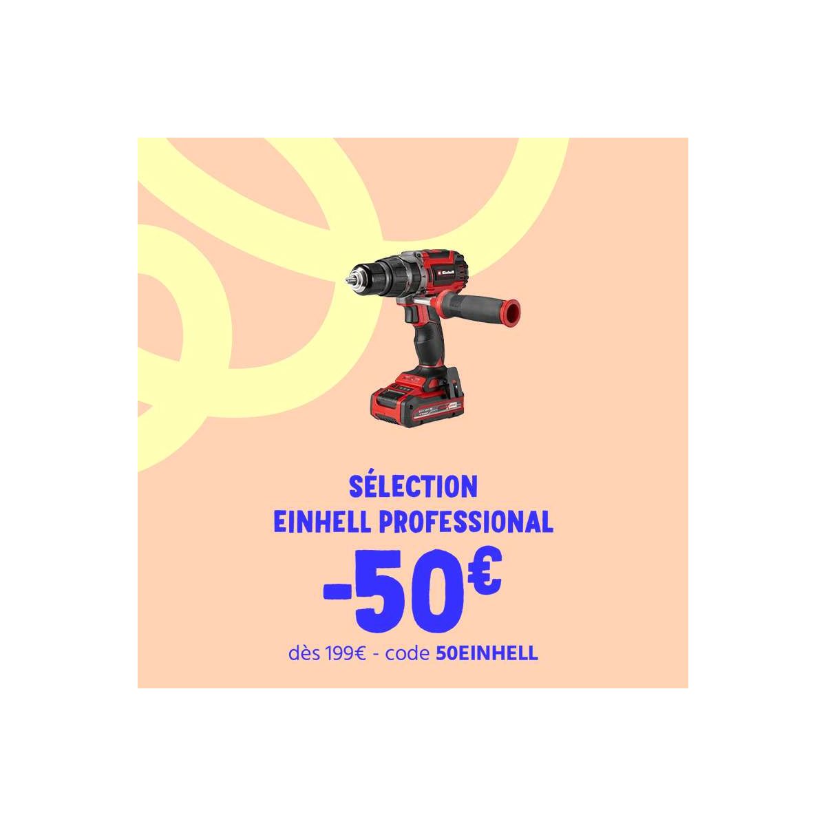 50€ de réduction sur les outils Einhell chez CDiscount : un bon plan pour l’outillage pas cher