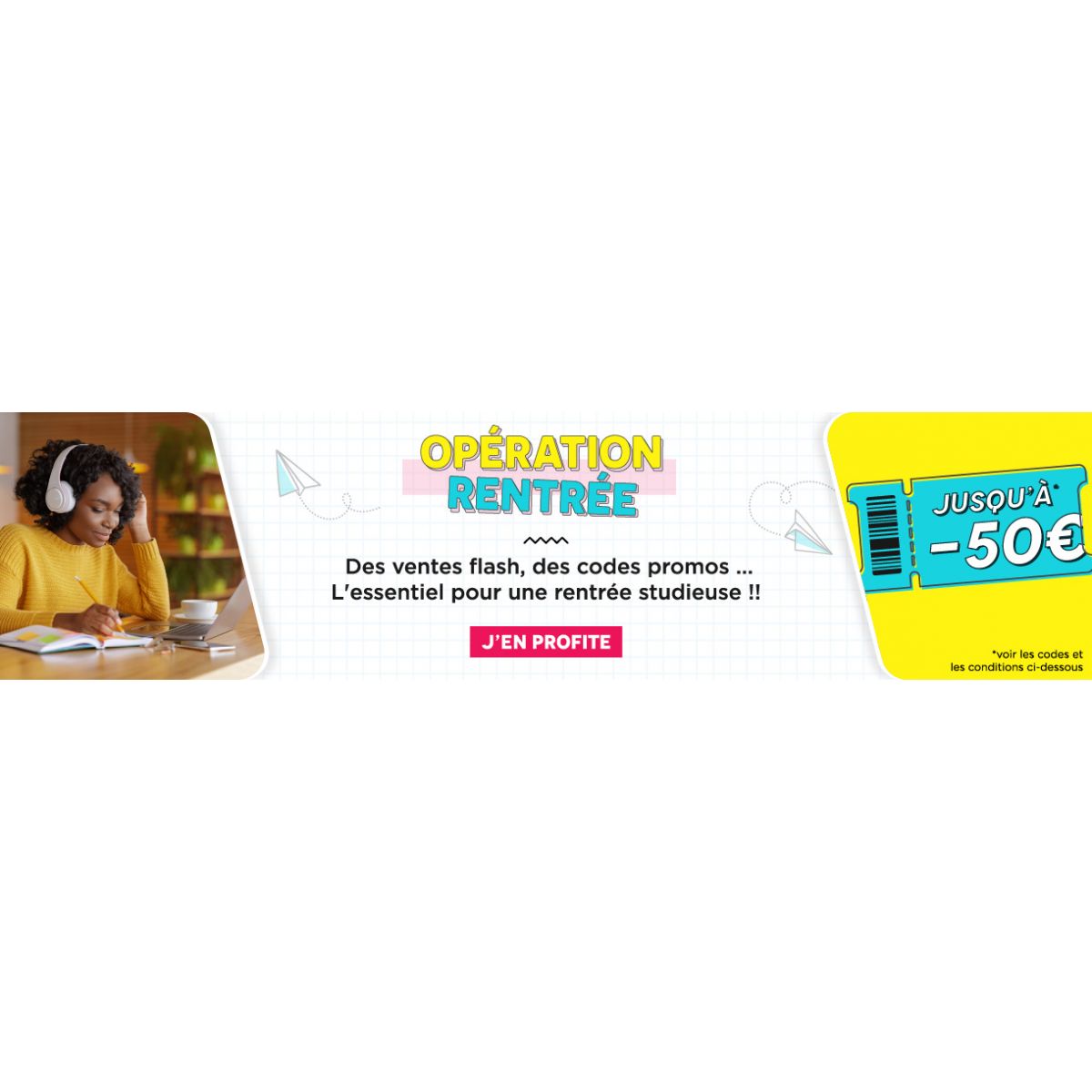 Jusqu'à 50€ de réduction pour la rentrée 2021 chez Villatech