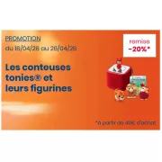Toniebox 2 en promo chez Cultura : -20% sur les Tonies® pour des heures d’histoires magiques