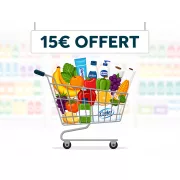 15€ offerts chez Auchan dès 50€ d'achat : profitez-en sur vos produits alimentaires et bien plus !