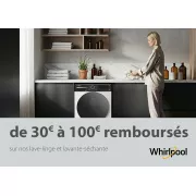 Offre Whirlpool : économisez 30 € sur 3 lave-linge éligibles, achat jusqu’au 23/06/2026