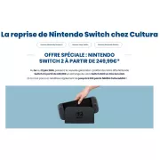 Nintendo Switch 2 à 249,99 € chez Cultura : échangez votre Switch OLED et gagnez des points fidélité !