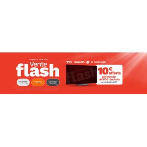 10€ de remise par tranche de 100€ sur les TV Samsung, Philips, LG et TCL chez Boulanger