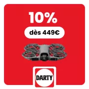 Darty casse les prix : -10% sur les drones et accessoires dès 449 €, une économie immédiate à ne pas manquer !