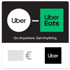 10% de réduction sur les cartes cadeaux Uber et Uber Eats chez Amazon
