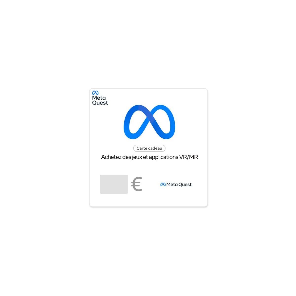 Carte cadeau Meta à 85€ au lieu de 100€ : le bon plan pour offrir des expériences VR