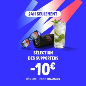 10€ de réduction chez Cdiscount sur une sélection Supporters : barbecues, planchas et accessoires