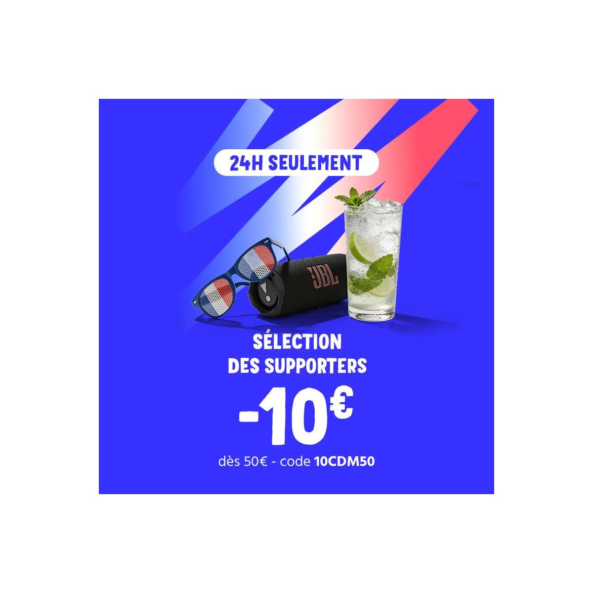 10€ de réduction chez Cdiscount sur une sélection Supporters : barbecues, planchas et accessoires