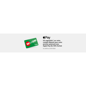 5€ offerts sur la carte Waaoh! avec Apple Pay chez Auchan : une offre à ne pas manquer