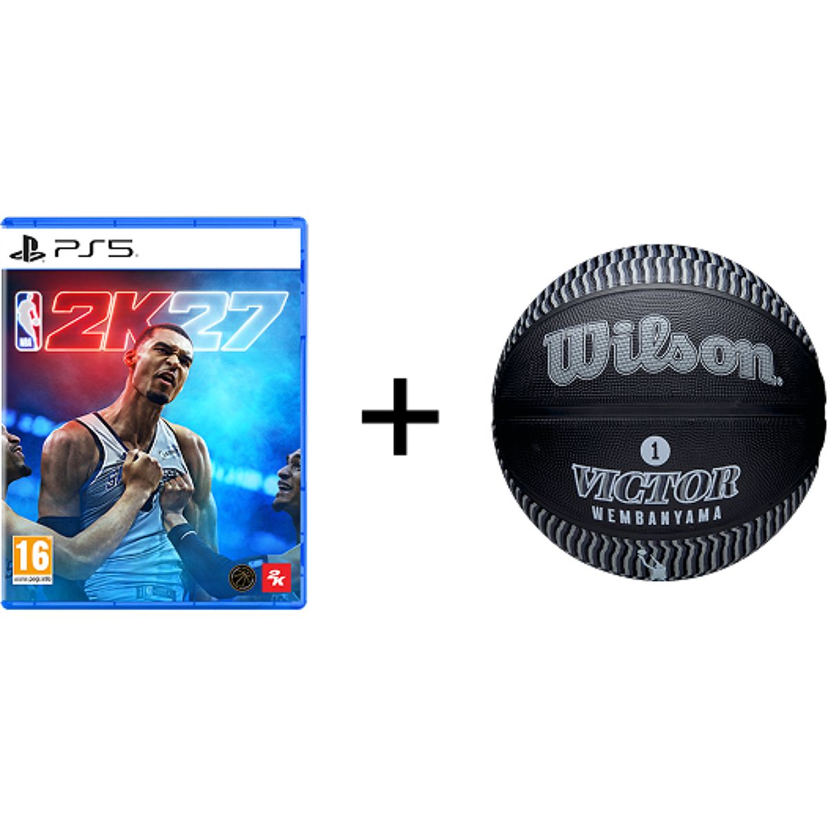 NBA 2K27 sur PS5 avec un ballon Victor Wembanyama offert chez E.Leclerc