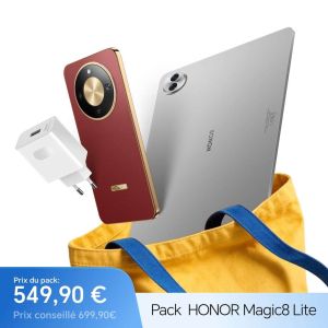 Pack Honor Magic 8 Lite + Tablette Pad 10 : une offre rentable pour la rentrée