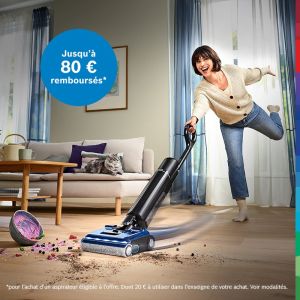 Bosch propose jusqu’à 70€ de remboursement sur ses aspirateurs laveurs