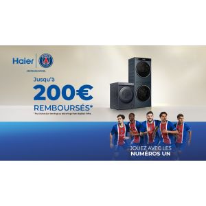 Haier lance une opération lavage avec jusqu'à 200€ remboursés sur ses lave-linge