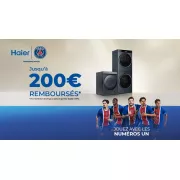 Haier rembourse jusqu'à 200€ sur ses lave-linge et sèche-linge : voici comment en profiter