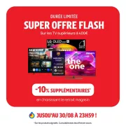 10% de réduction immédiate sur les TV chez Darty : profitez-en ce week-end en Click & Collect !