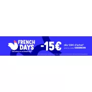 Code promo CDiscount : 15 € offerts dès 129 € d’achat pendant les French Days