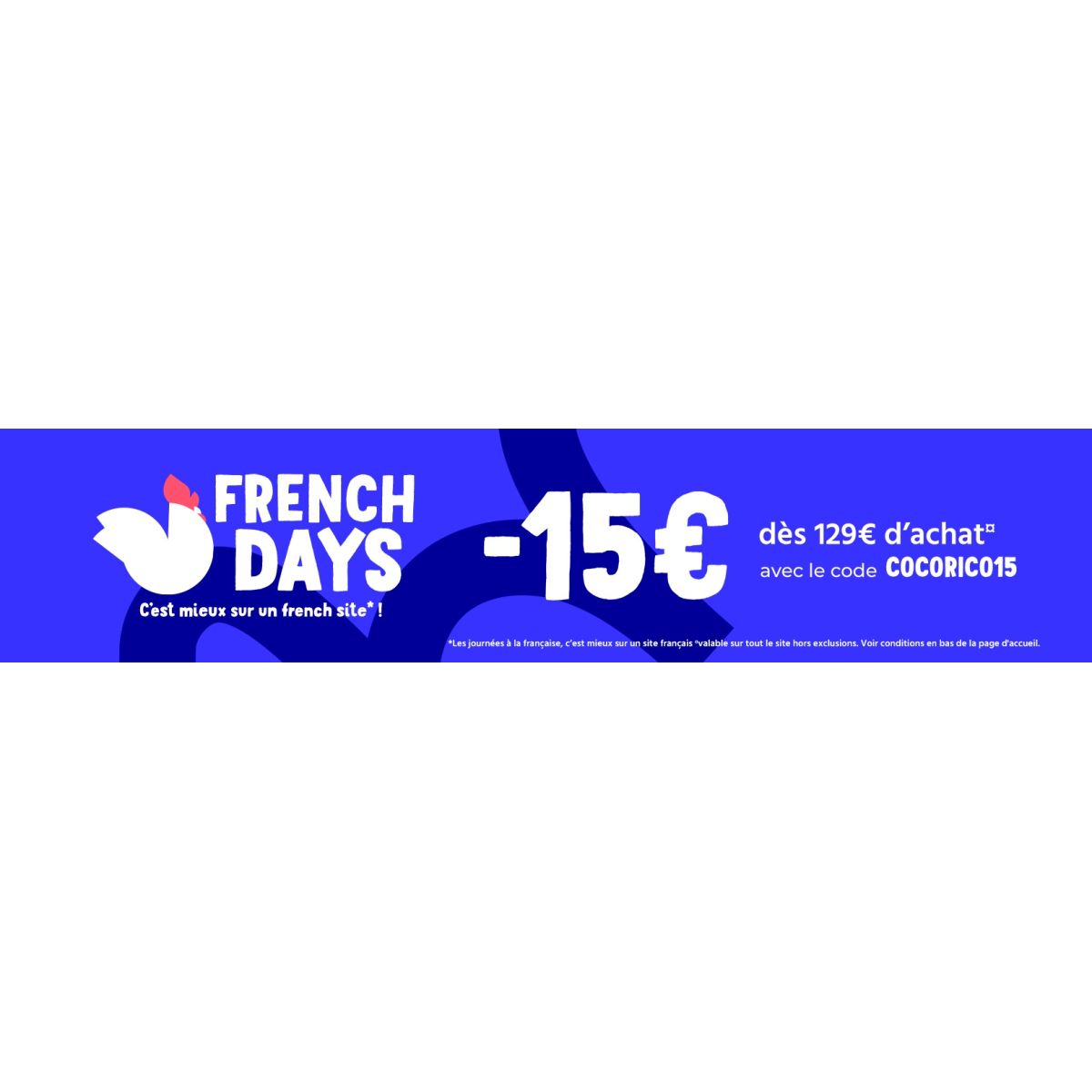 French Days 2026 : 15 € de réduction chez CDiscount dès 129 € d’achat