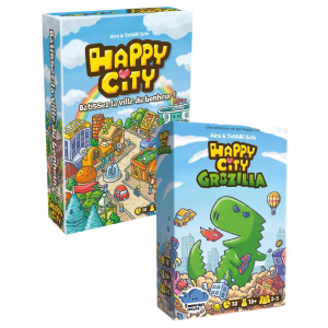 Happy City et son extension Grozilla en pack à prix réduit chez EspritJeu